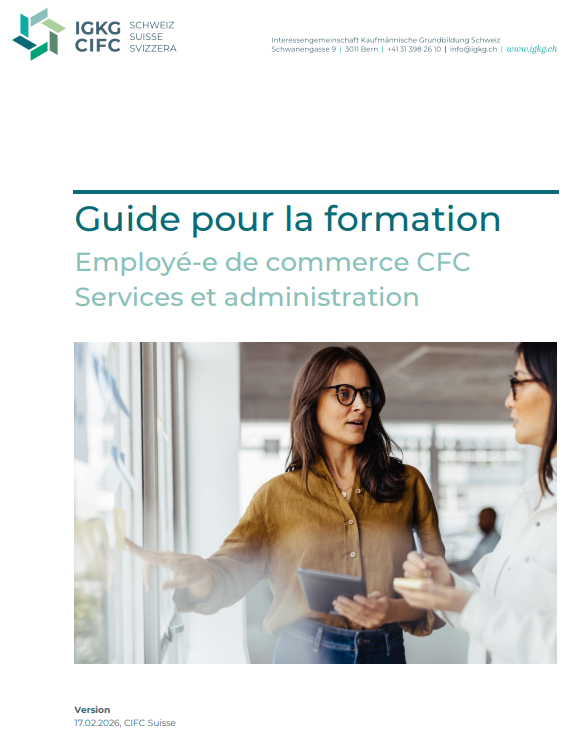 1ère année - volée 2026-2029 - CIFC Genève